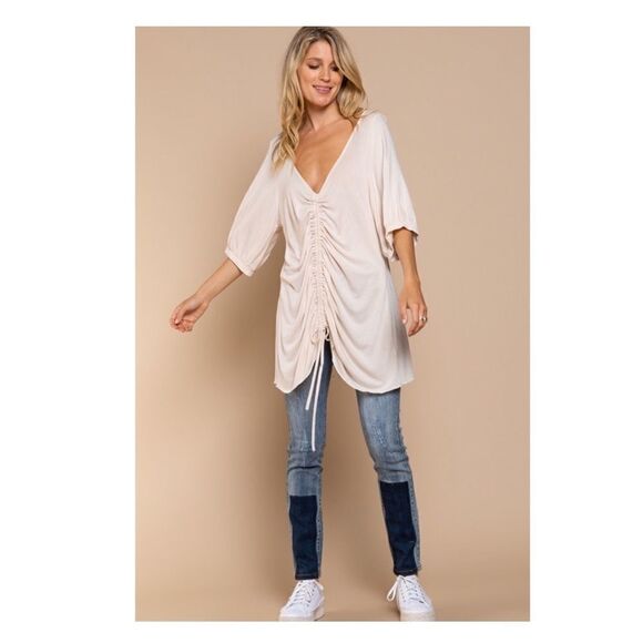 RELAXED To The Max knit top Adjustable Tie String - Picture 9 of 15